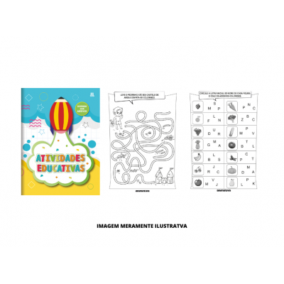 CADERNO - ANIMATIVA - ATIVIDADE EDUCATIVA 1/1 GRAMP 16F PIMP